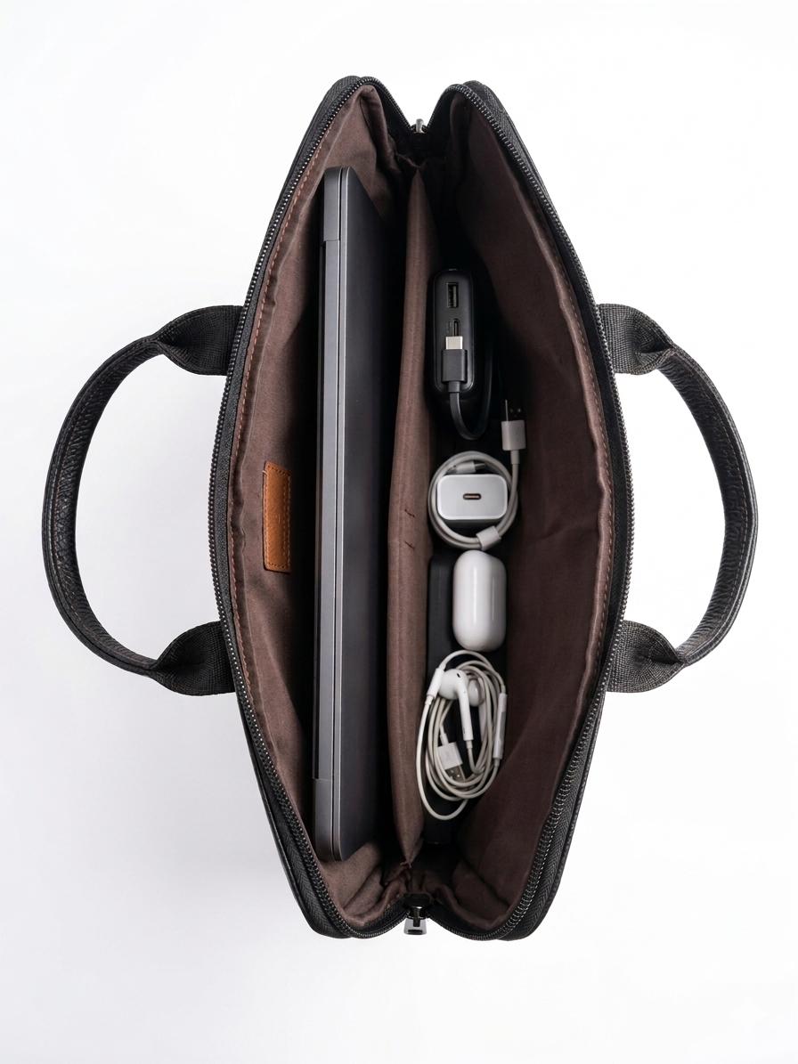 Premium 100% Genuine Leather Laptop Bag